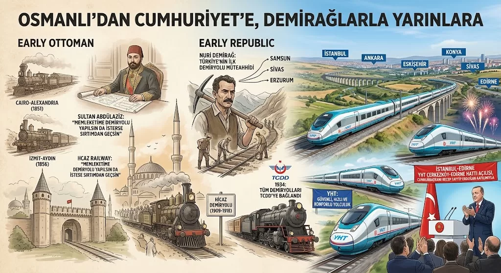 Geçmişten günümüze demiryolu serüvenimiz
